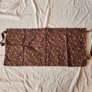 Vintage Floral Patchwork Apron • Retro Cottagecore Kitchen Apron